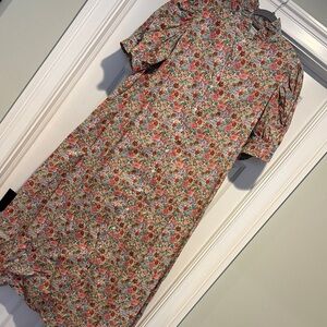 Tuckernuck Hyacinth House Floral Maxi Dress with Puff Sleeves xxl